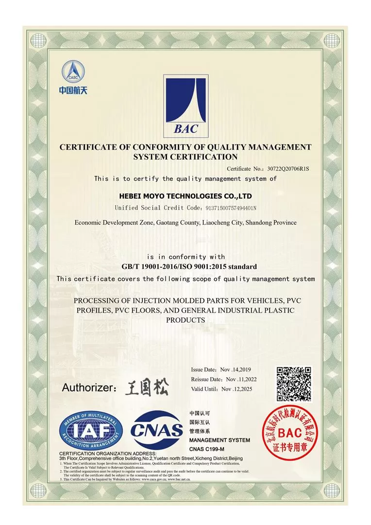ISO19001 Certification